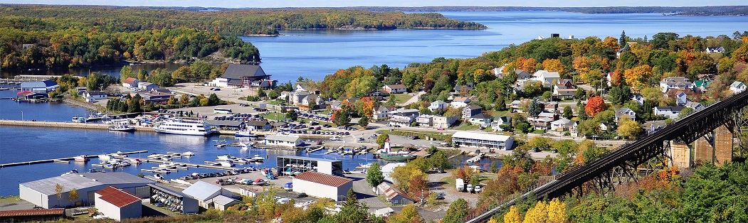Fall Picture of Parry Sound Harbour
